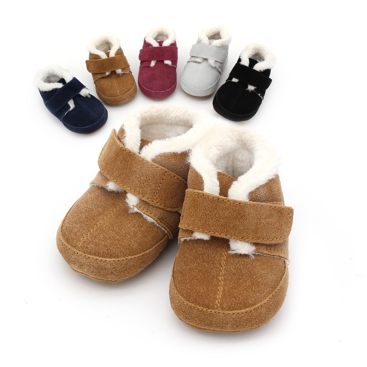 Baby Furry Boots Kids Leather  - Kids First Education review and price