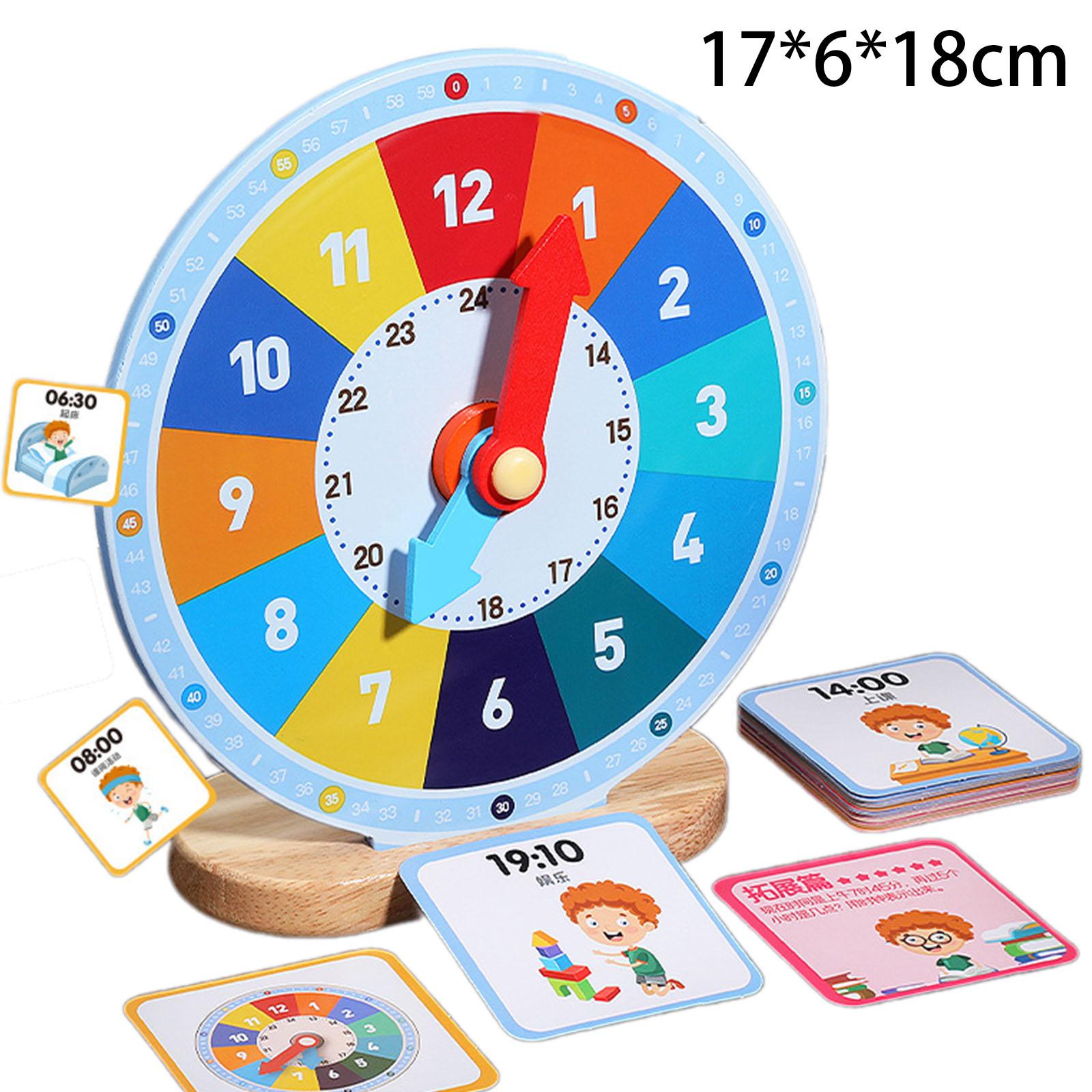 Wooden Education Clock Learnin - Kids Education Number review and price