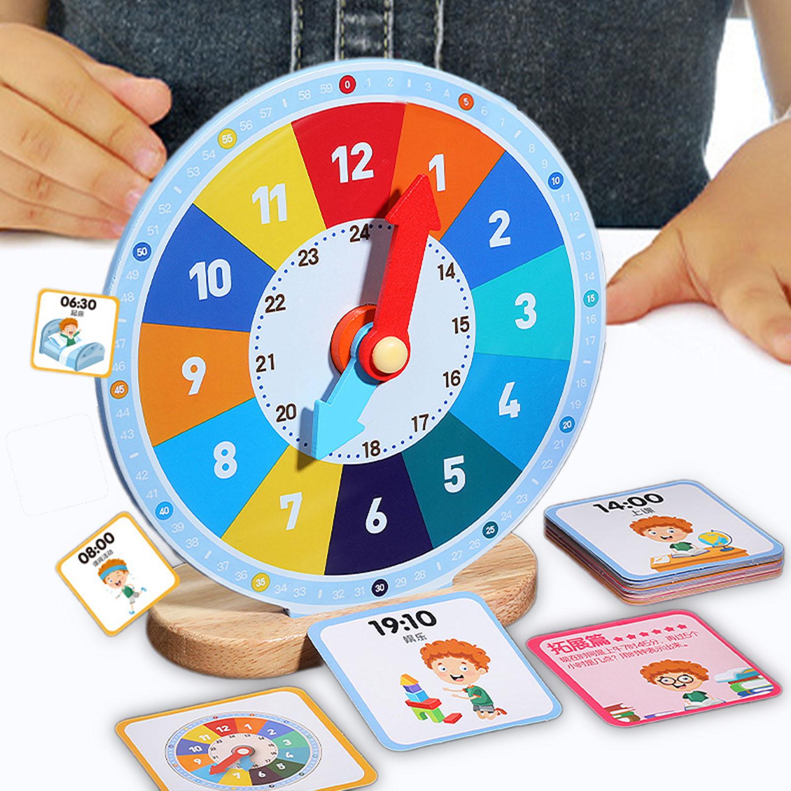 Wooden Education Clock Learnin - Kids Education Number review and price