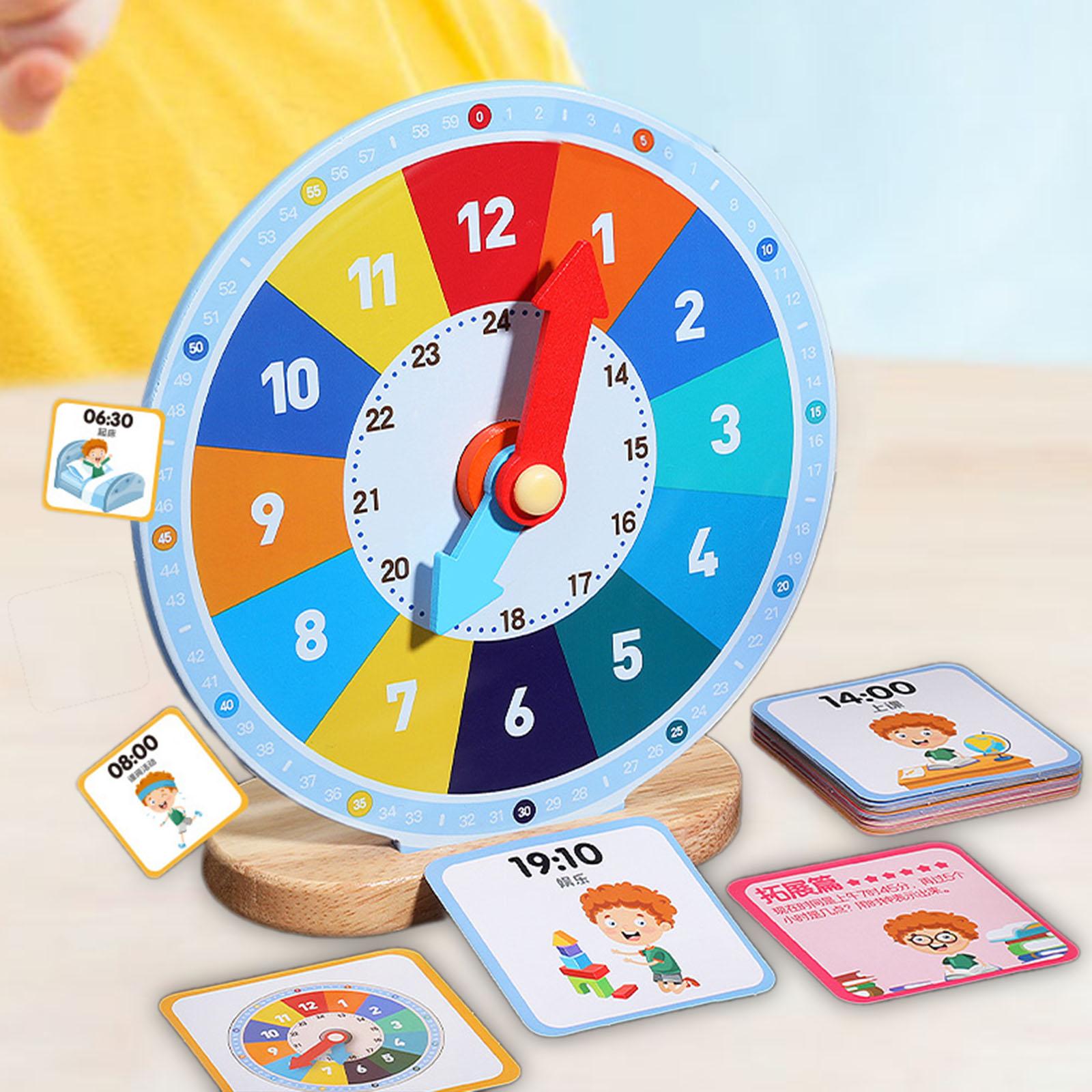 Wooden Education Clock Learnin - Kids Education Number review and price