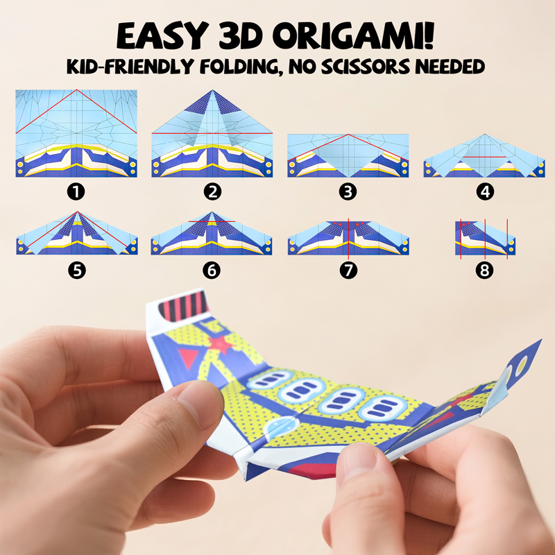 36 Sheets Kids Paper Airplane  - Kids Education Activities review and price