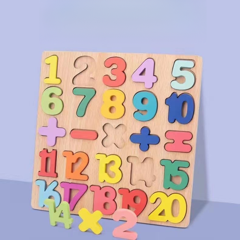 Wooden Alphabet Puzzle Board N - Kids Education Number review and price