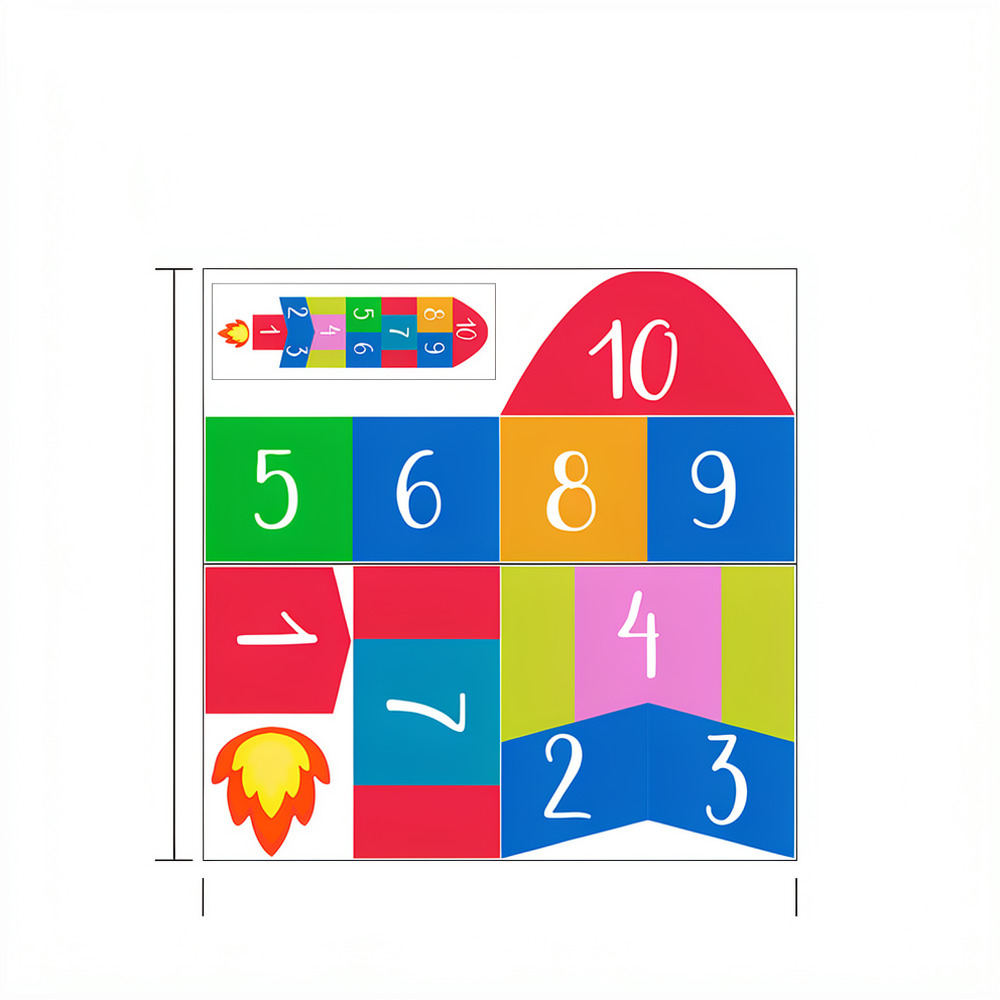 Educational Rocket Hopscotch W - Kids Education Activities review and price