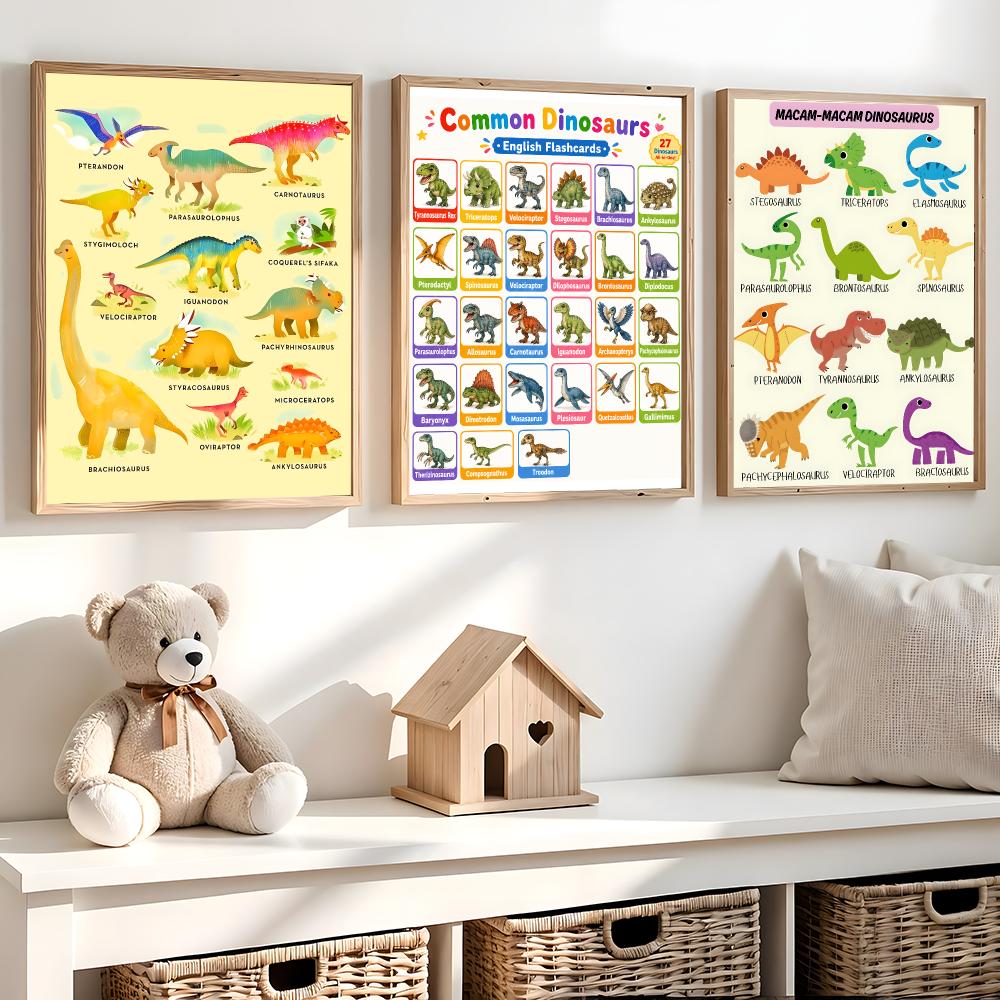 Art Dinosaur Names Chart Poste - Kids Education Name review and price