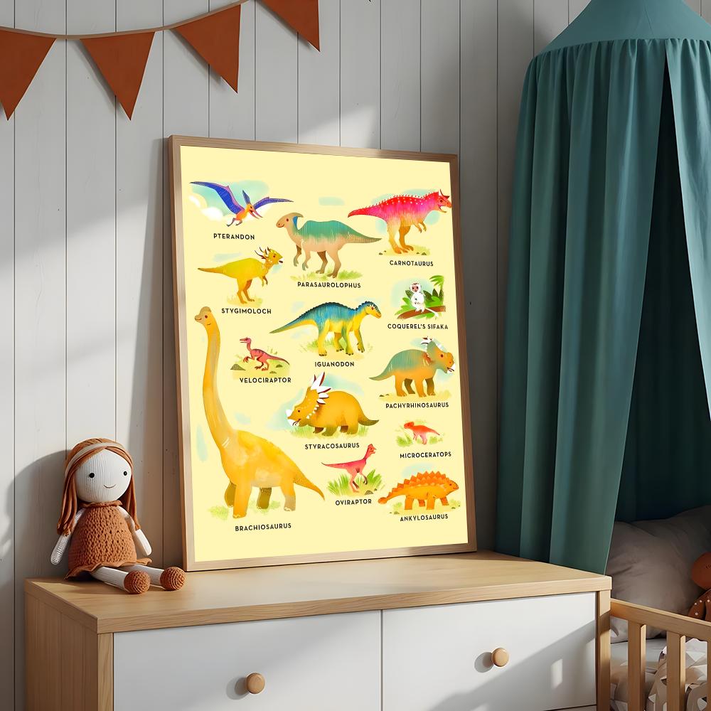Art Dinosaur Names Chart Poste - Kids Education Name review and price